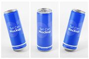 6 Tall Aluminum Cans Mockup Pack, a Cups & Container Mockup by DreamVisuals (Thumbnail 1 of 7)