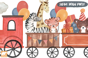 Animal Train Party