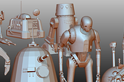 STAR WARS DROIDS PACK low poly, a Characters & Person 3D Model by 2$ SHOP (Thumbnail 7 of 16)