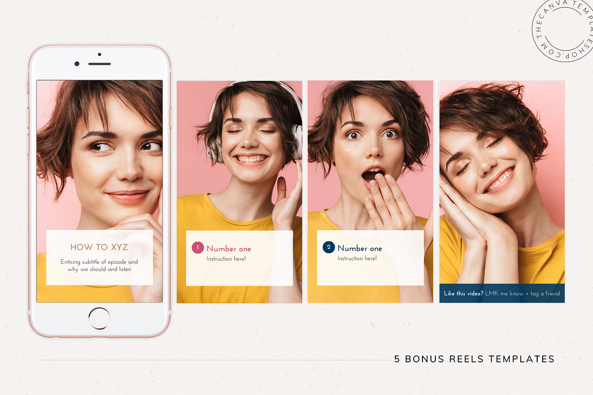 Alyssa IGTV Canva Templates, a Social Media Template by The Canva Template Shop (Photo 4 of 7)