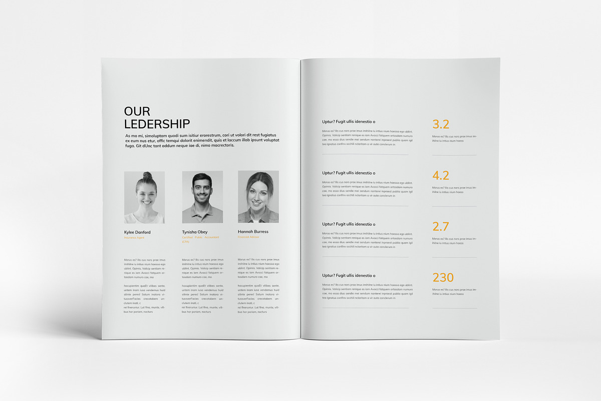 Annual Report Template I Canva, a Brochure Template by PixWork (Photo 7 of 9)