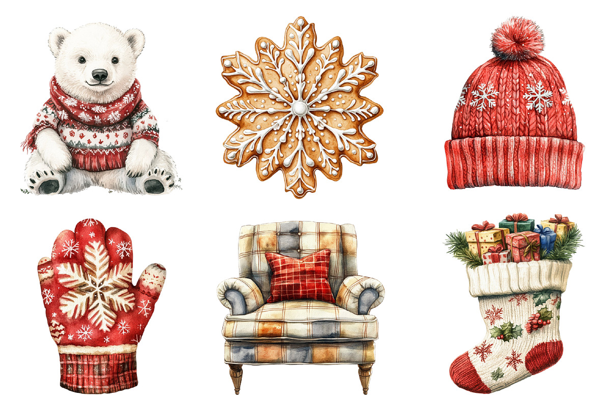 Cozy Christmas Charm Sublimation, an Illustration by SinaCreation (Photo 4 of 5)
