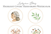 Hand painted watercolor icons, an Icon by Love Watercolor Store (Thumbnail 6 of 6)