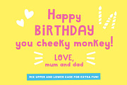 Fun & Bold handwritten font, a Sans Serif Font by Carole Chevalier (Thumbnail 3 of 4)