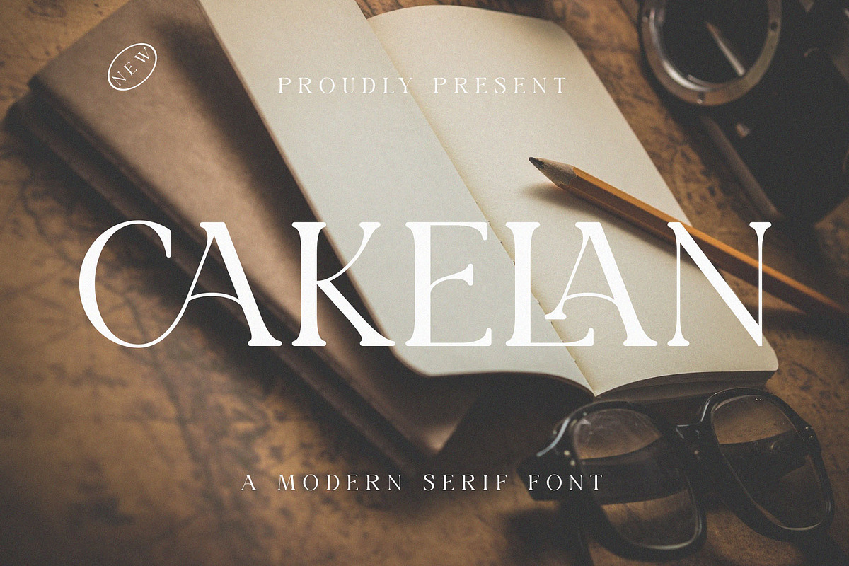 CAKELAN, a Serif Font by Muflieart (Photo 1 of 6)