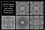 Burnt Charcoal Watercolor Patterns, a Pattern Graphic by Gen Aumonier (Thumbnail 2 of 7)