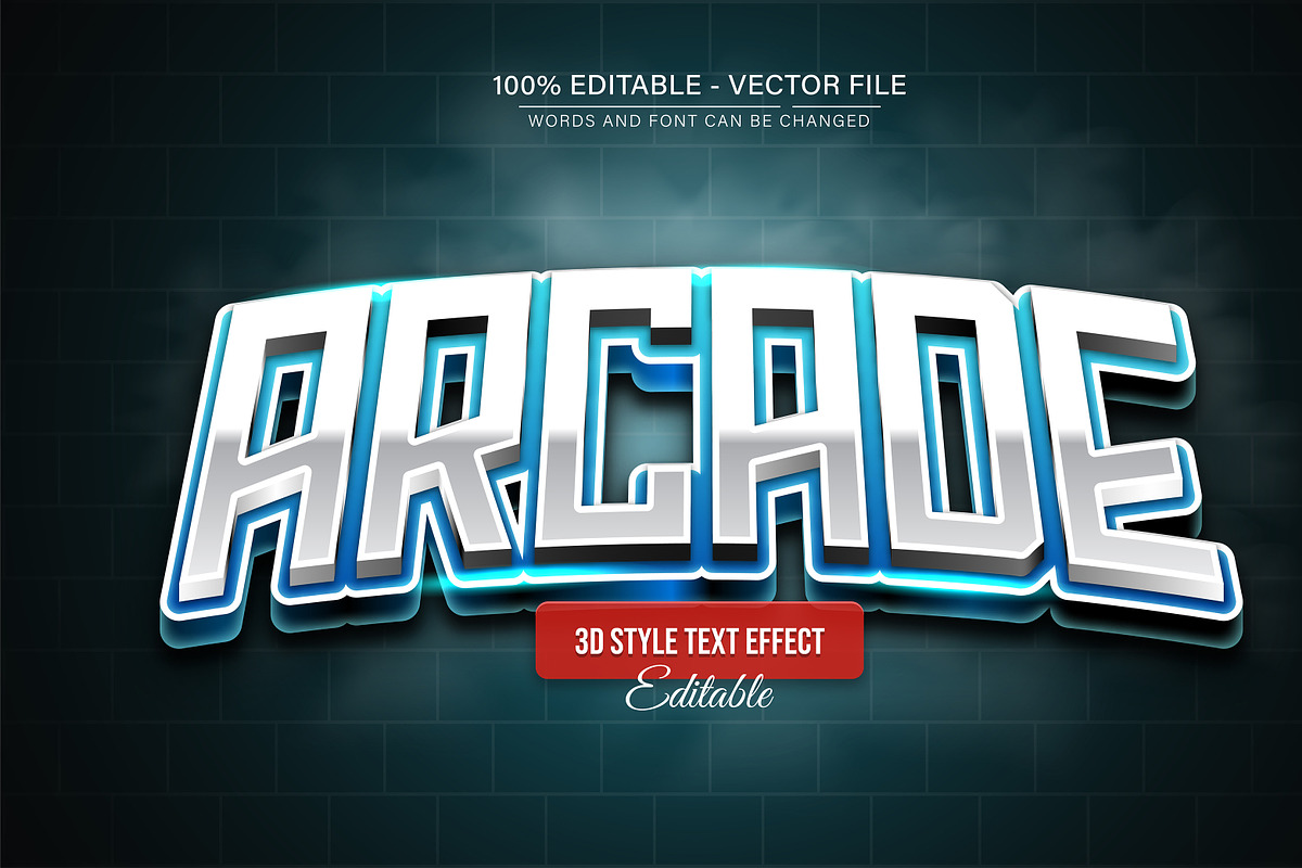 3D Text Effects Collection Vol 23, a Graphic by Aglonemadesign (Photo 5 of 9)
