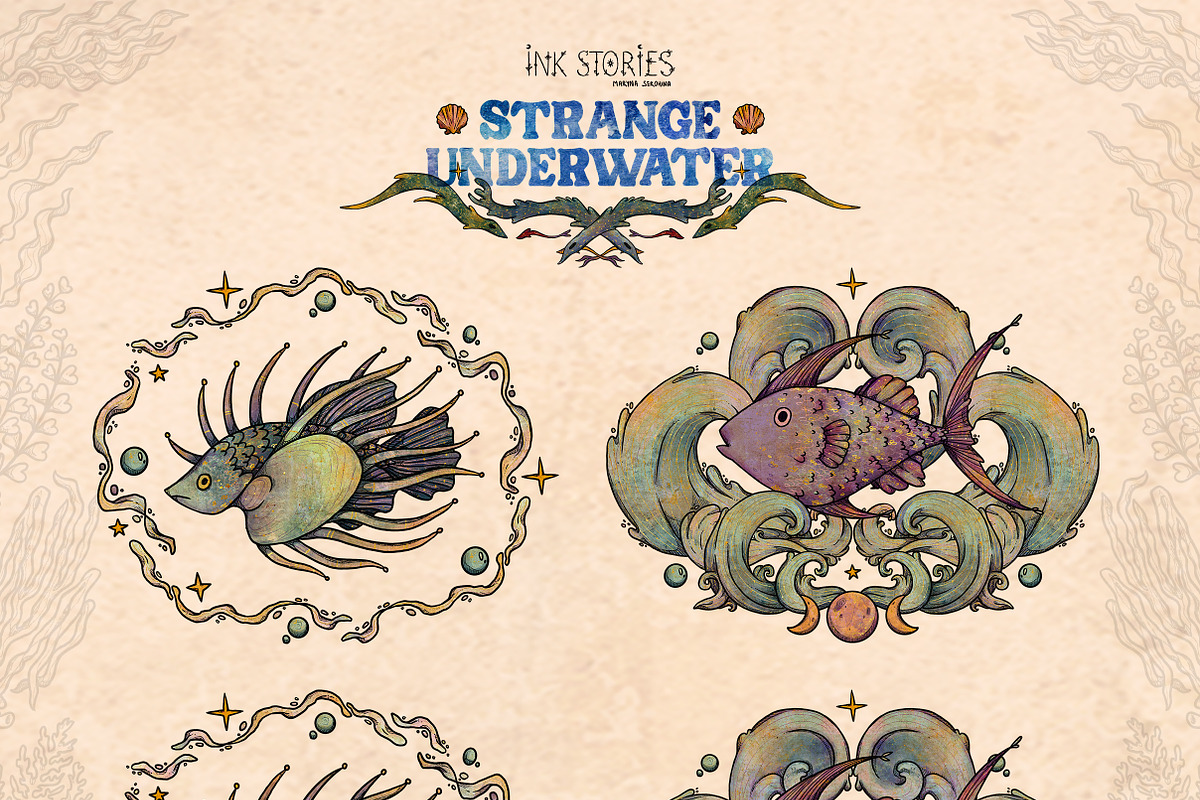 Strange Underwater, an Animal Illustration by Ink Stories (Photo 9 of 20)