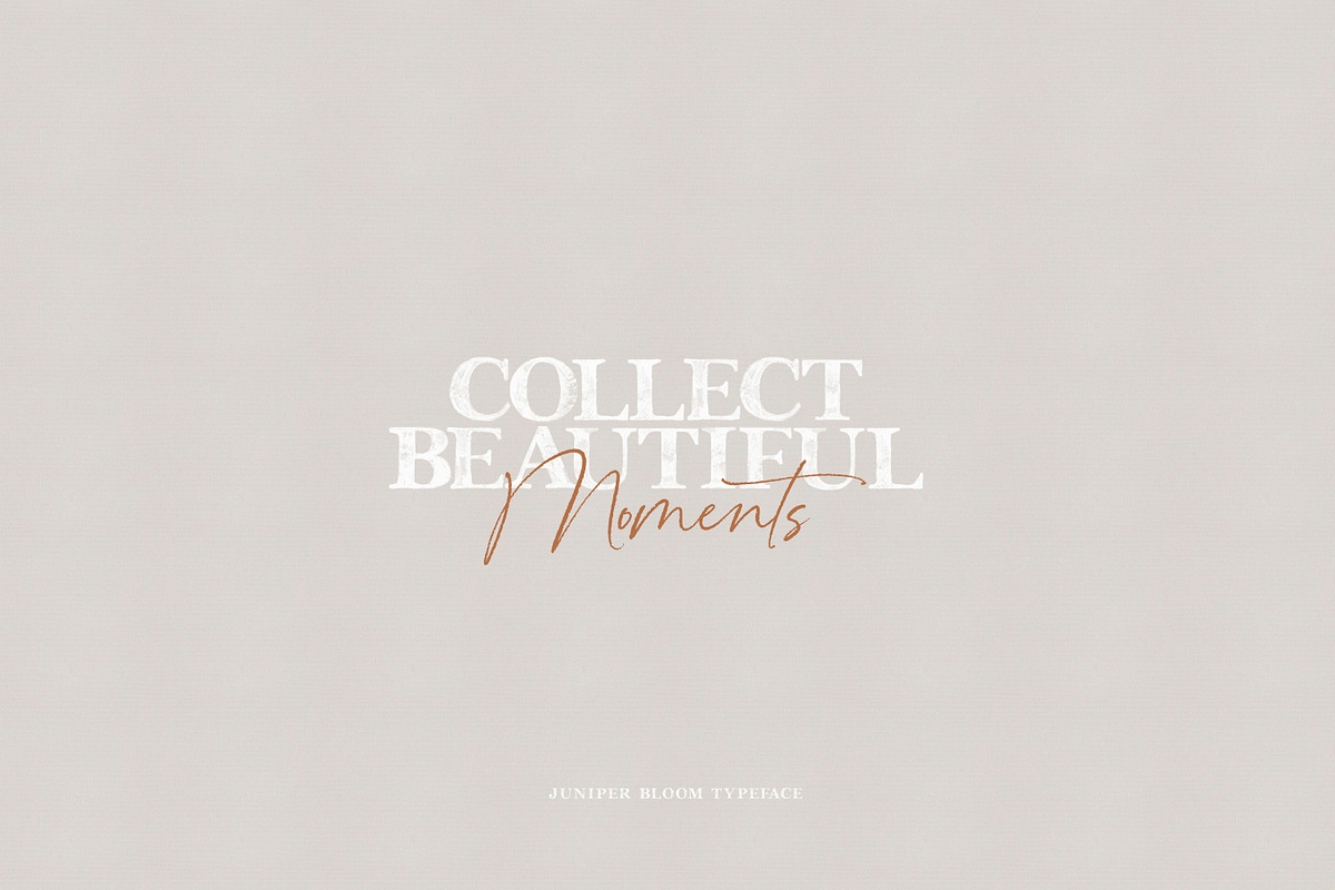 Juniper Bloom | Script & SVG Serif, a Handwritten Font by Callie Rian & Co. (Photo 16 of 26)