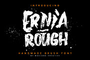 Ernia Rough Handmade Brush Font, a Handwritten Font by Maulana Creative (Thumbnail 1 of 7)
