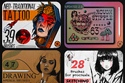 650 Procreate Brushes Mega Bundle, a Brush Add-On by BrushArchive (Thumbnail 3 of 7)