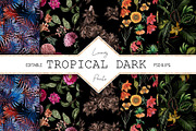 Tropical Dark, a Pattern Graphic by Luiz da Rolt Grathwohl (Thumbnail 1 of 10)