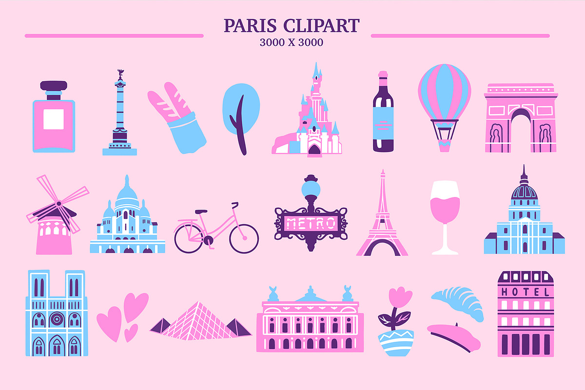 Paris Map Creator, a Decorative Illustration by Great Glebsby (Photo 3 of 7)