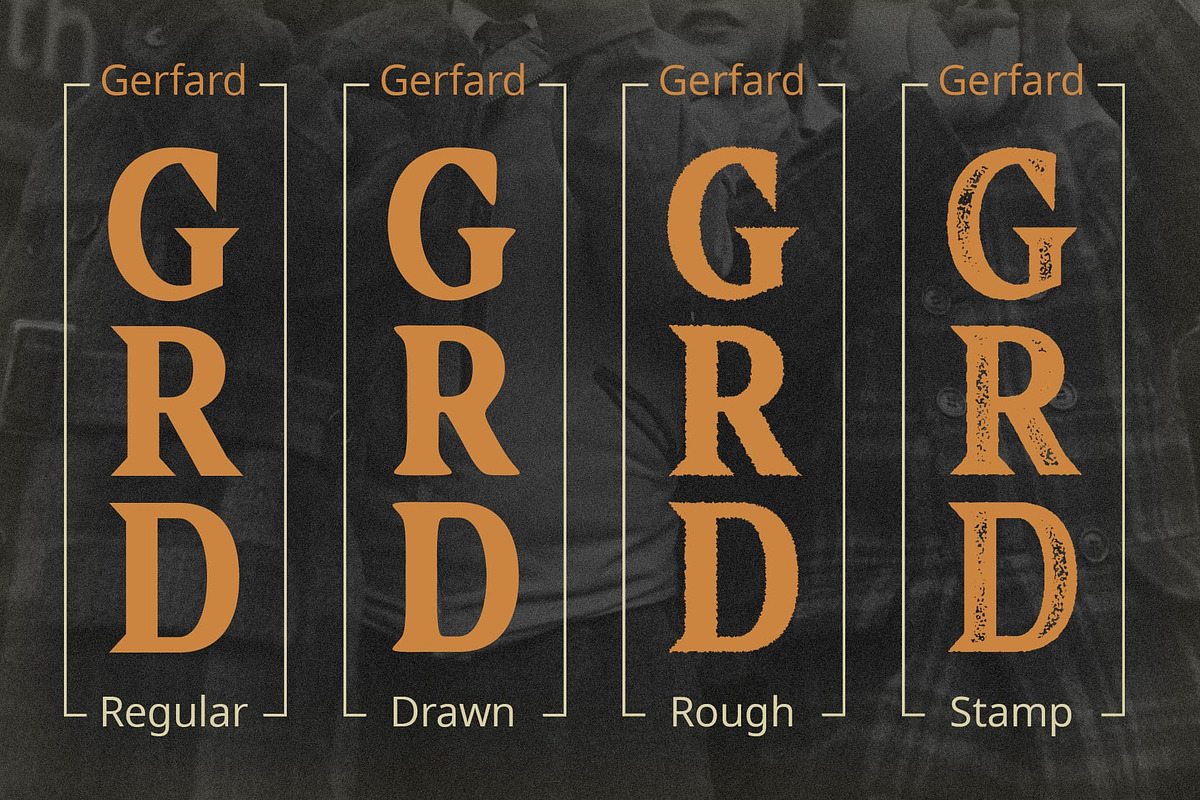 Gerfard Vintage, a Serif Font by Craft Supply Co. (Photo 5 of 8)