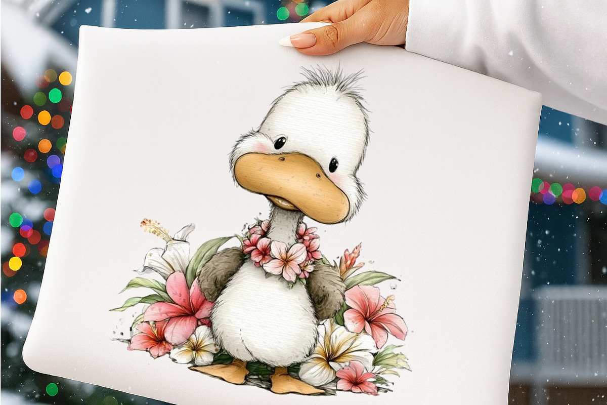 Beach Summer Goose Png Clipart, an Illustration by SinaCreation (Photo 5 of 9)