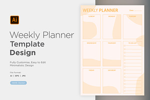 Weekly Planner Sheet Design -03