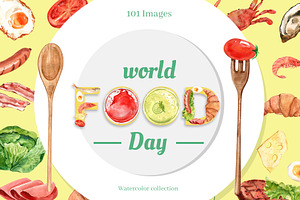 World Food Day Watercolor