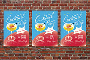 Cocktail Party Flyer Set, a Flyer Template by Aiyari Graphic (Thumbnail 3 of 3)