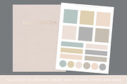 Digital Notebook Goodnotes linked, a Stationery Template by By Lef Planning (Thumbnail 5 of 6)