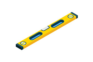 Level tool vector icon isolated on, an Object Illustration by SiberianArt