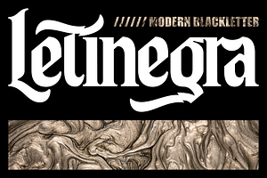 Letinegra | Modern Blackletter