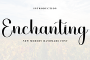 Enchanting, a Handwritten Font by InermediaSTUDIO (Thumbnail 1 of 8)