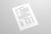 Scope Of Work | MS Word & Indesign, a Stationery Template by Leaflove (Thumbnail 4 of 6)