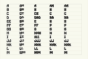 Defcon Cyberpunk Display (4 fonts), a Font by SelfBuild Type (Thumbnail 7 of 8)