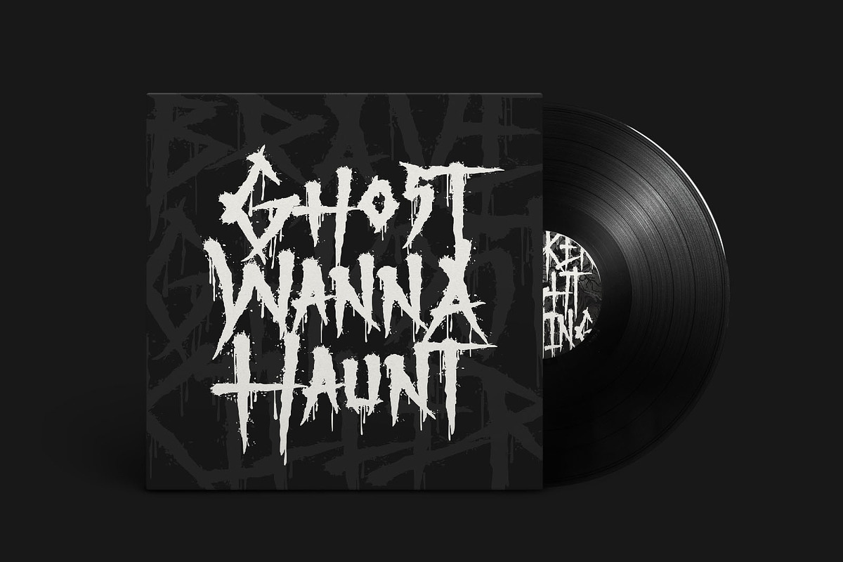 Monsters Nightmare Horror Halloween, a Blackletter Font by Blackmetalfont (Photo 2 of 4)