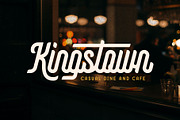Montagna - Elegant Monoline, a Script Font by Arterfak Project (Thumbnail 4 of 13)