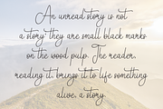 Yesterday | Script Font, a Handwritten Font by Scratchones (Thumbnail 6 of 9)