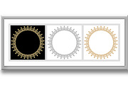 Vintage Big Set of Round Vector, a Decorative Illustration by FineArtStudio (Thumbnail 3 of 3)