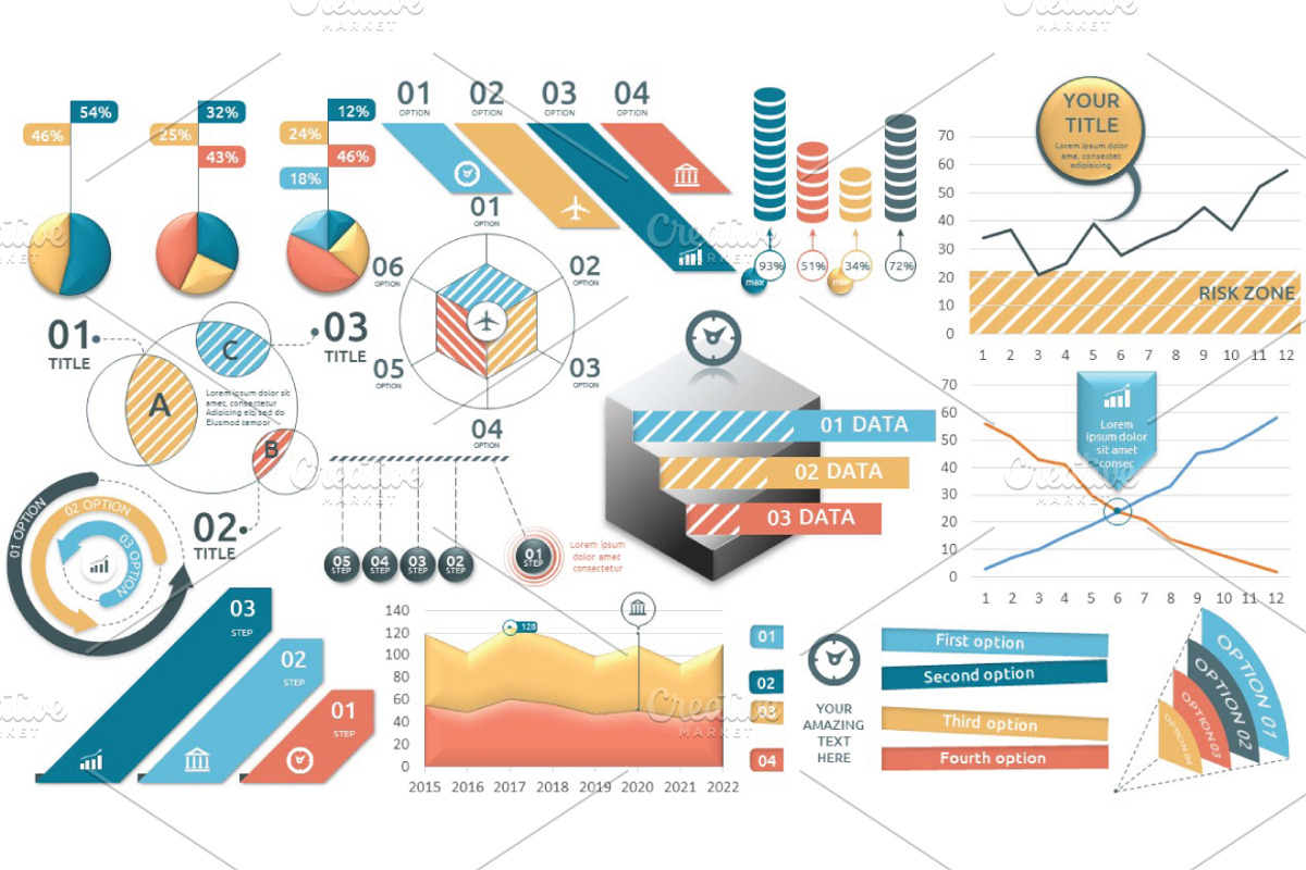 Infographic Elements Bundle, a Presentation Template by Infographic Paradise (Photo 7 of 7)