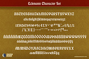 Eckmann & Eckmore Psychedelic Fonts, a Font by Paper Moon Graphic Supply (Thumbnail 2 of 22)