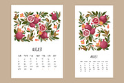 Two patterns with pomegranates, a Decorative Illustration by KupalinaArt (Thumbnail 2 of 4)