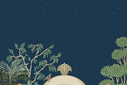 Mughal Royal Garden Illustration, a Decorative Illustration by Mughal Wallpaper (Thumbnail 5 of 5)