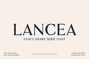 Lancea Font, a Serif Font by Asenbayu (Thumbnail 1 of 11)