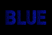 Glitter Sparkling Dark Blue Alphabet, an Illustration by tahananeart (Thumbnail 1 of 3)