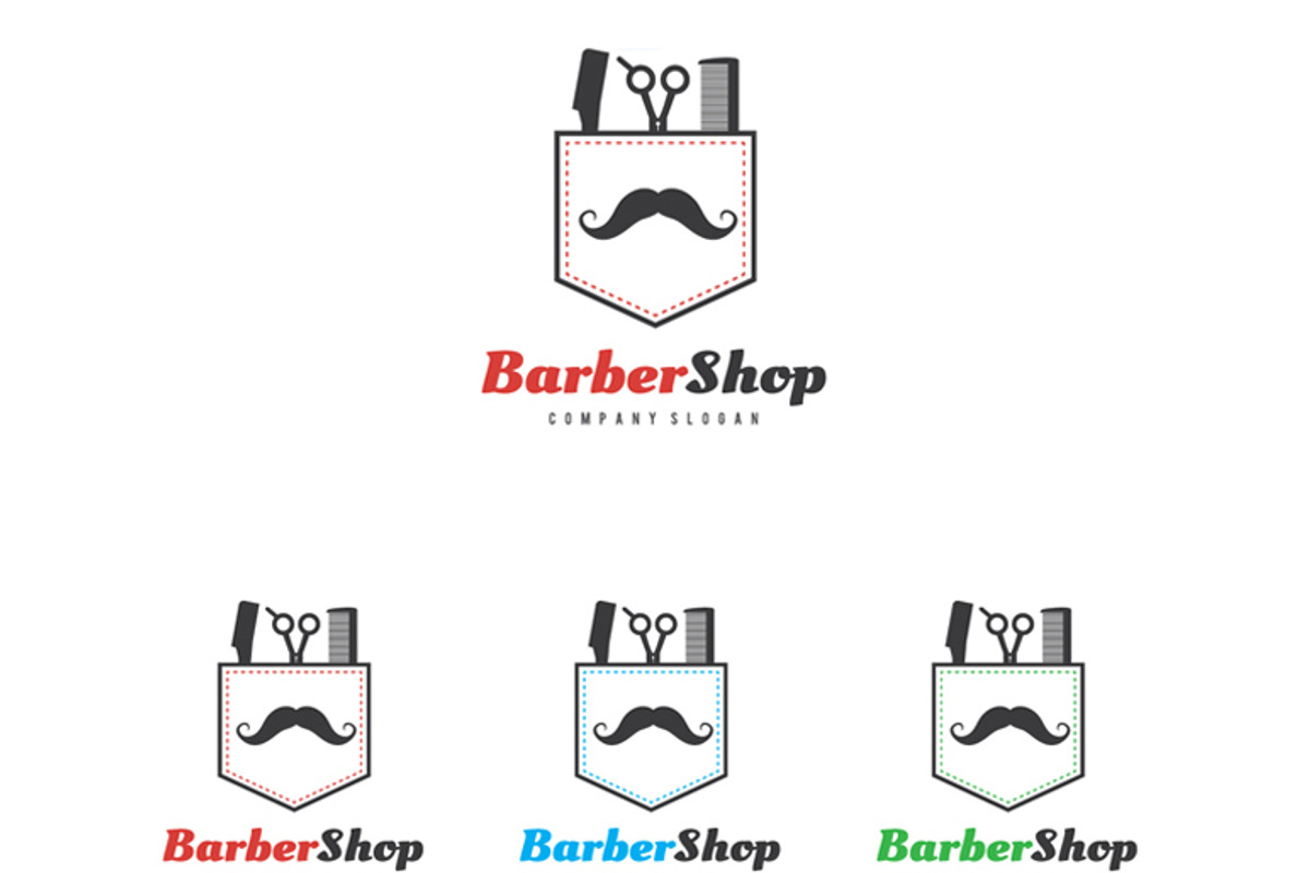 Barber Shop Logo, a Branding & Logo Template by rotree_man (Photo 3 of 4)