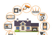 Smart Home and Internet of Things, a Technology Illustration by TAlex (Thumbnail 3 of 7)