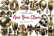 New year clip-art, an Illustration by CreationArt (Thumbnail 1 of 5)