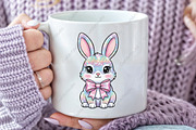 Sparkly Dazzle Coquette Easter Bunny, an Illustration by CraftArtStudio (Thumbnail 2 of 4)