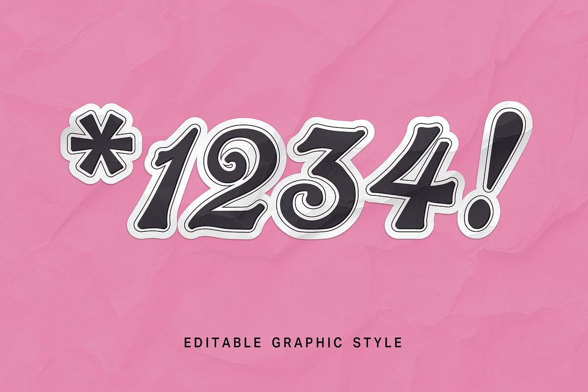 Paper Cut Sticker Text Effect, a Templates & Theme by studiogstock (Photo 2 of 2)