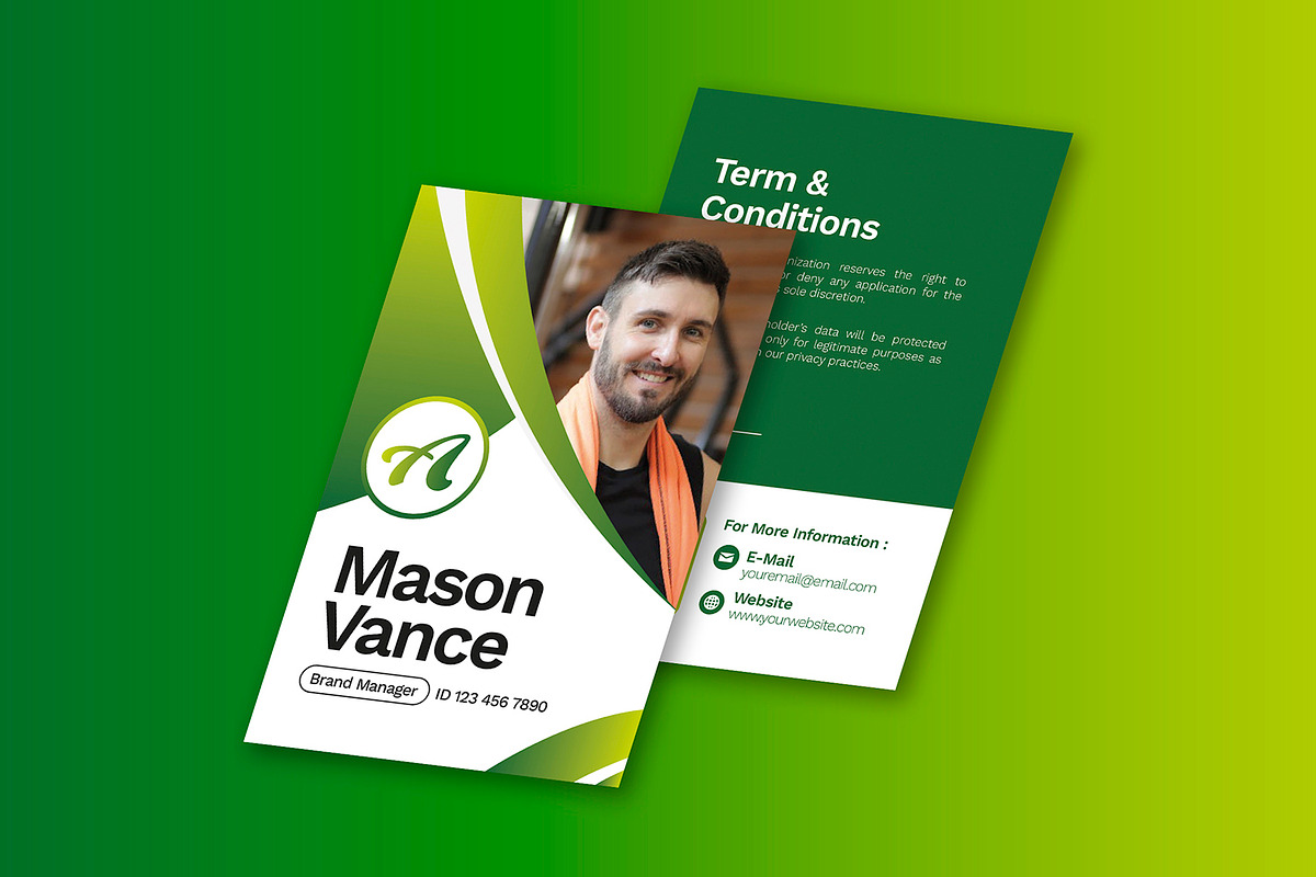 Activewear - ID Card, a Card Template by Esensifiksi.studio (Photo 3 of 3)