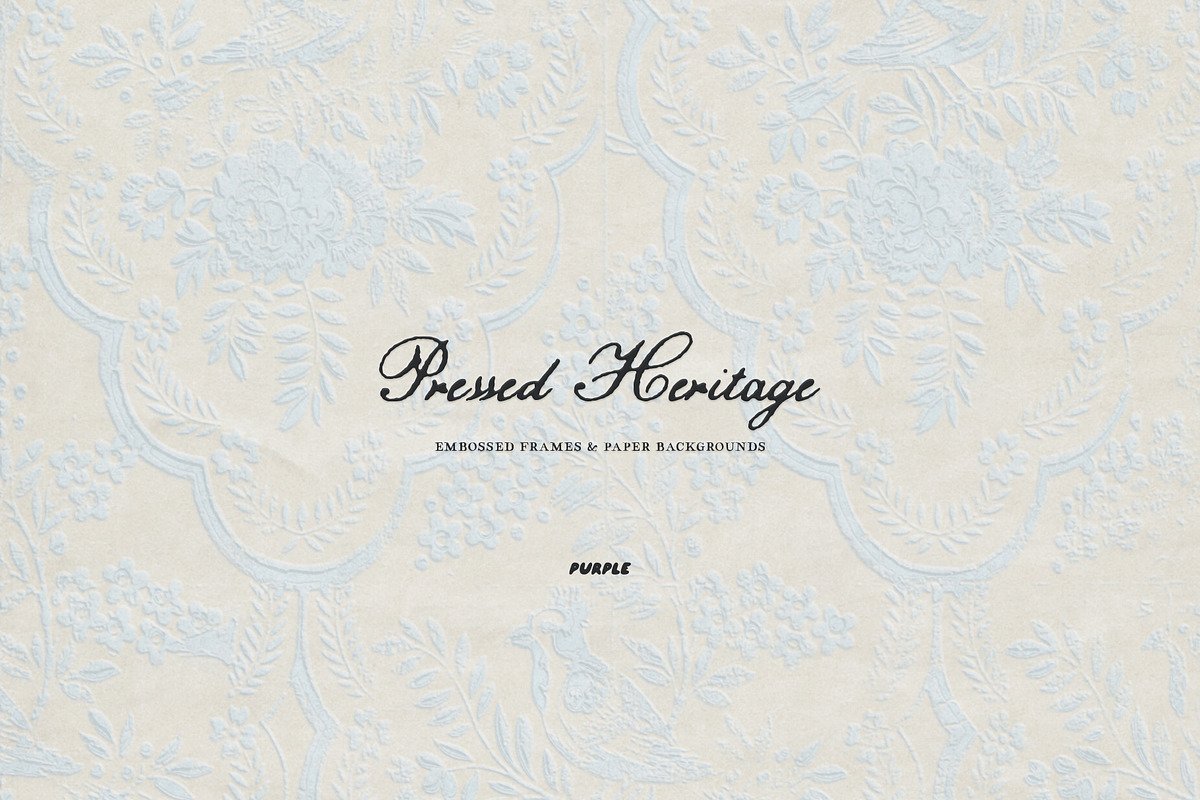 Vintage Embossed Papers & Frames, a Texture Graphic by Purple (Photo 17 of 19)