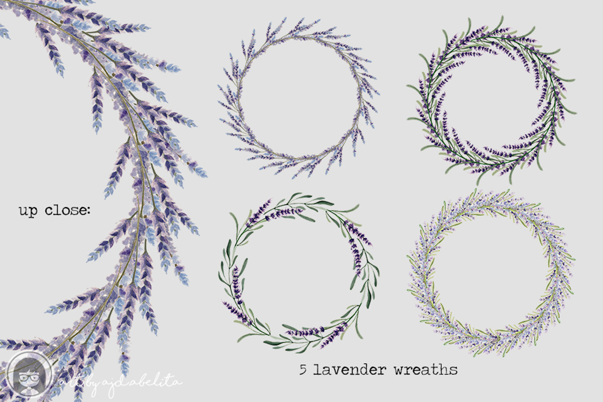 LAVENDER GARDEN, an Illustration by AJDA ART (Photo 6 of 7)