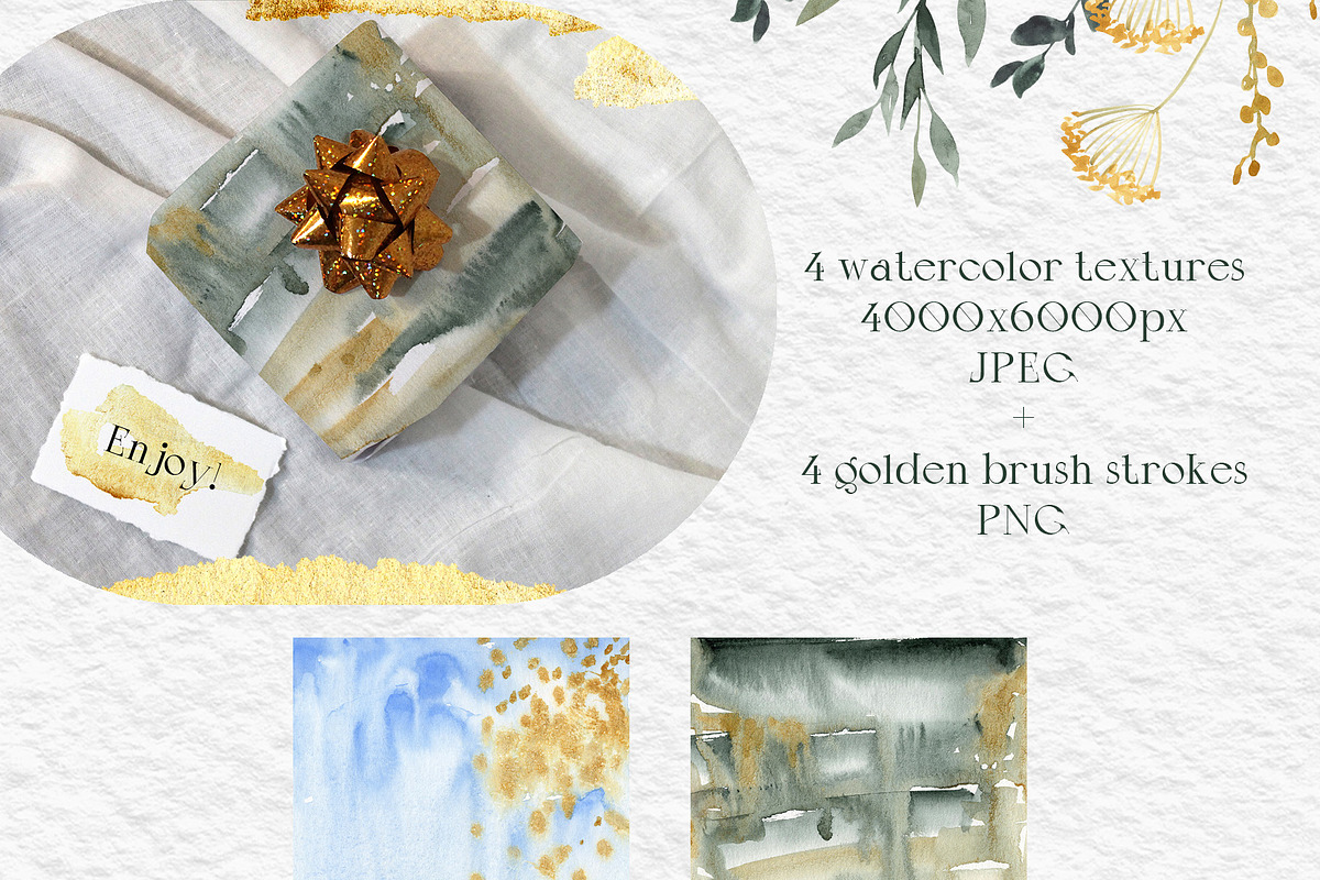 LUXE CHRISTMAS Deep Green & Gold, a Decorative Illustration by Catch the Dream Art (Photo 10 of 13)
