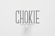 Chokie, a Slab Serif Font by Linecreative (Thumbnail 1 of 6)