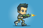 George From The Space Squad, an Illustration by tokegameart (Thumbnail 1 of 4)