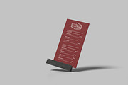 Clean Table Tent Menu Mockup, an Advertising Mockup by My Code Std (Thumbnail 3 of 6)